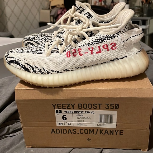 Zebra Yeezys - Picture 3 of 3